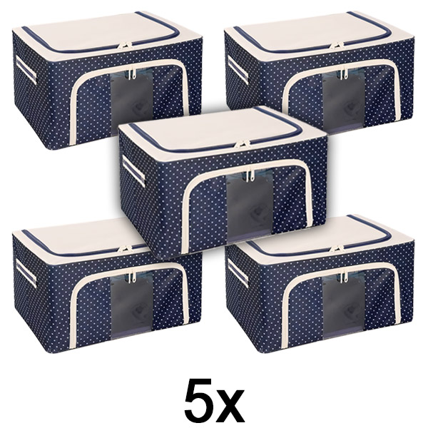 5x Caixa de arrumação para roupeiros | STACKBOX
