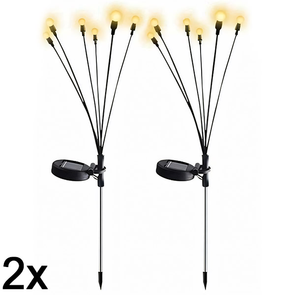 2x Lâmpadas solares LED | SOMPEX